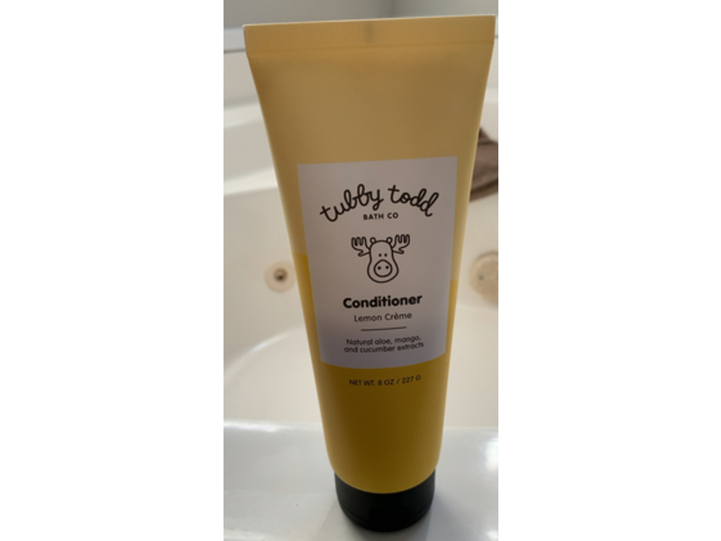 Tubby Todd Bath Co Hair Conditioner, Lemon Cream, 8 oz/227 g