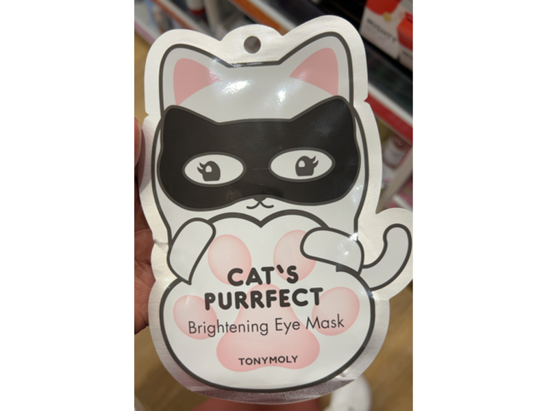 Tonymoly Cat's Purrfect Brightening Eye Mask, 10 mL, 3 Count