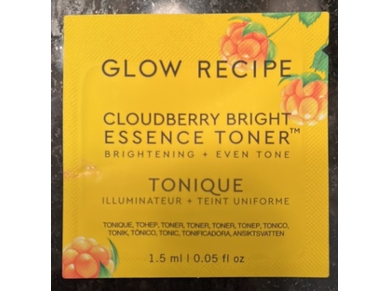 Glow Recipe Cloudberry Bright Essence Toner, 0.05 fl oz/1.5 mL