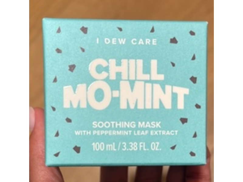 I Dew Care Soothing Mask, Chill Mo-Mint, 3.38 fl oz/100 mL