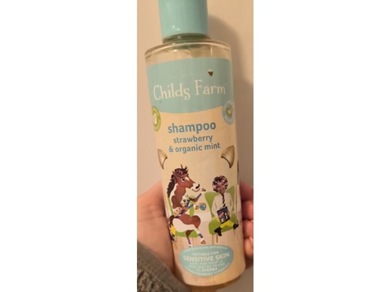 Childs Farm Shampoo, Strawberry & Organic Mint, 8.4 fl oz/250 mL