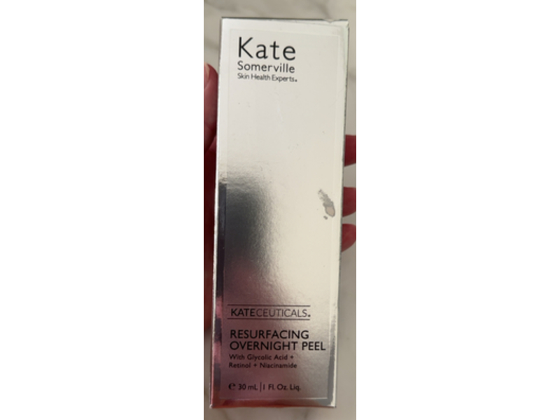 Kate Somerville Kateceuticals Resurfacing Overnight Peel, Glycolic Acid + Retinol +Niacinamide, 1 fl oz/30 mL