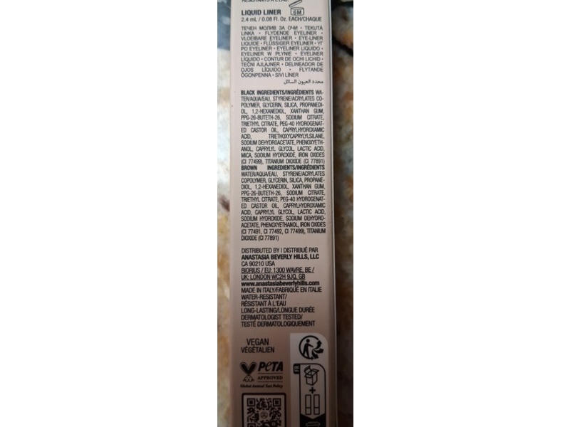 Anastasia Beverly Hills Liquid Liner Duo, Black + Brown, 0.06 fl oz/2.4 mL