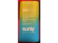 Attitude Mineral Sunscreen Face Stick, SPF 50+, Unscented, 0.53 oz/15 g - thumbnail 2