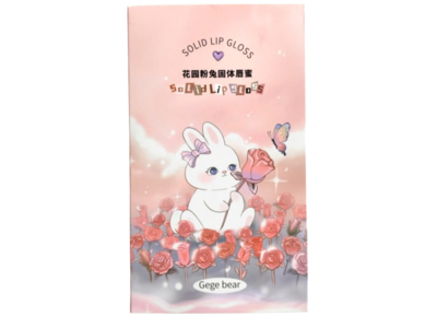 Gege Bear Flower Garden Rabbit Solid Lip Gloss Set