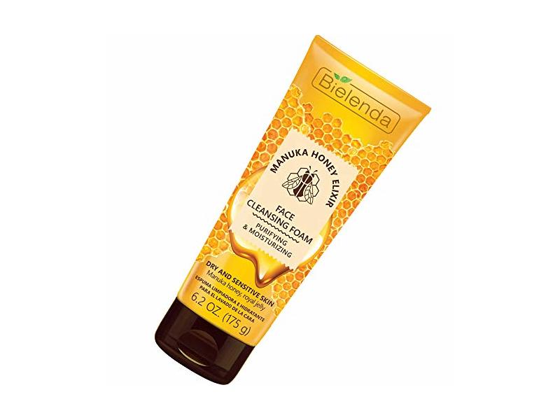 Bielenda Face Cleansing Foam, Manuka Honey Elixir, 6.2 oz/175 g