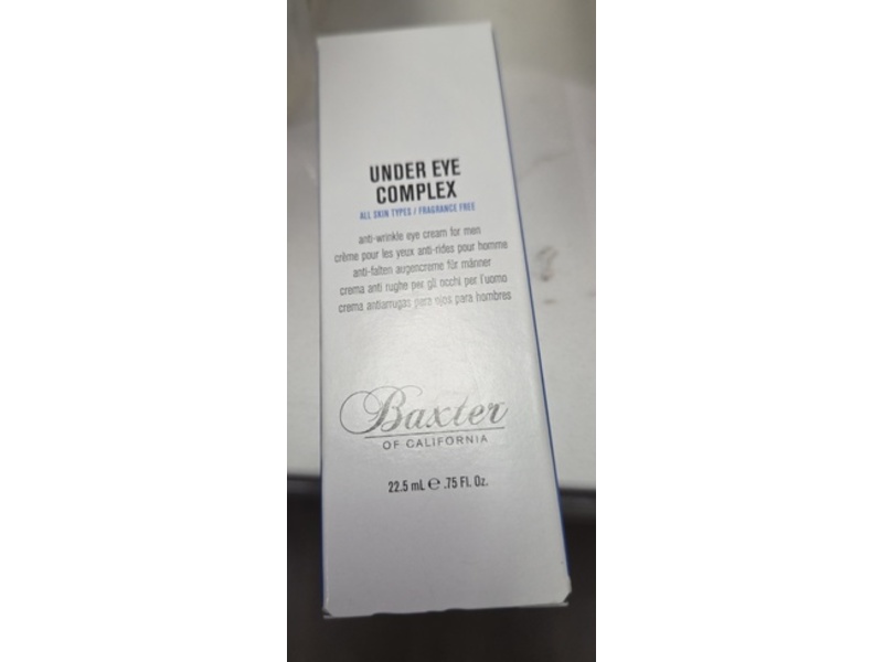 Baxter of California Under Eye Cream, 0.75 fl oz/22.5 mL