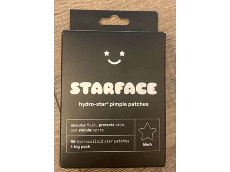 Starface Hydro-Star Pimple Patches, Black, 96 Count