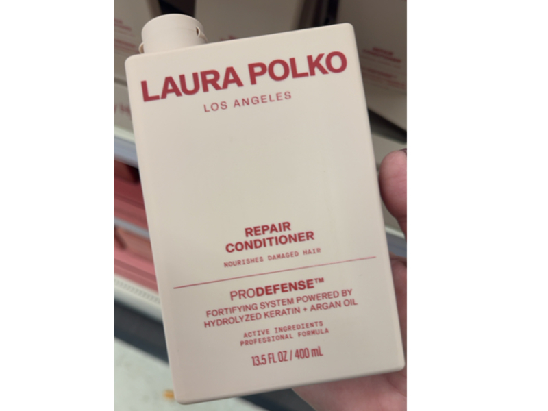 Laura Polko Repair Conditioner, Hydrolyzed Keratin + Argan Oil, 13.5 fl oz/400 mL