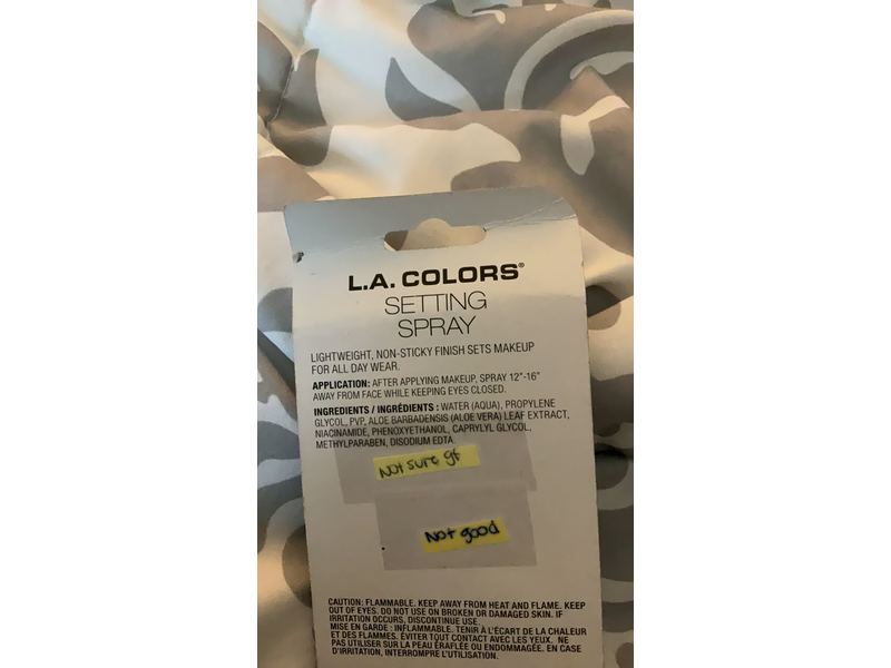L.A. Colors Setting Spray, 0.22 fl oz / 6.5 mL