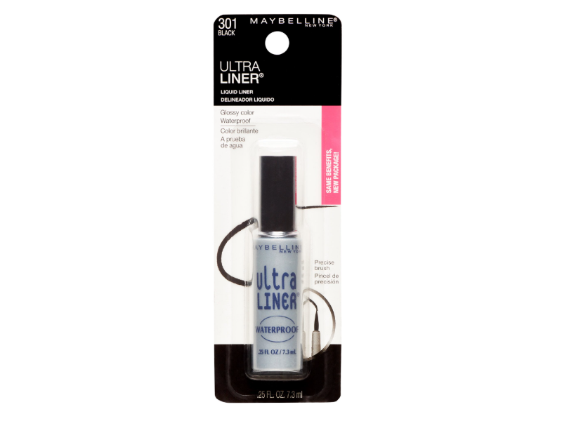 Maybelline New York Ultra Liner Liquid Liner, 301 Black, 0.25 fl oz/7.3 mL