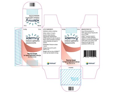 Xdemvy (lotilaner ophthalmic solution), 0.25%, 1.5 mL, Tarsus (RX)