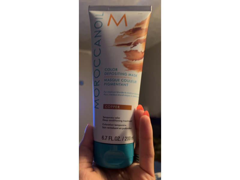 Moroccanoil Color Depositing Mask, Copper, 6.7 fl oz/200 mL
