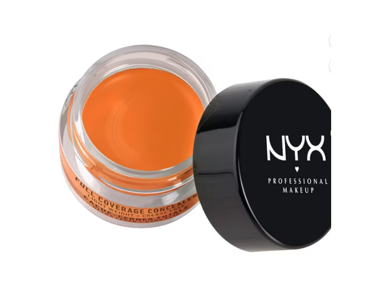 NYX Professional Makeup Above & Beyond Full Coverage Concealer, Orange, 0.24 fl oz