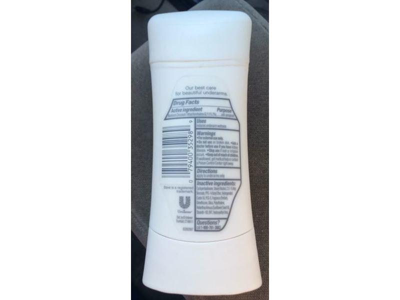 Dove Advanced Care Antiperspirant Deodorant, Rebalance 2.6 oz/74 g
