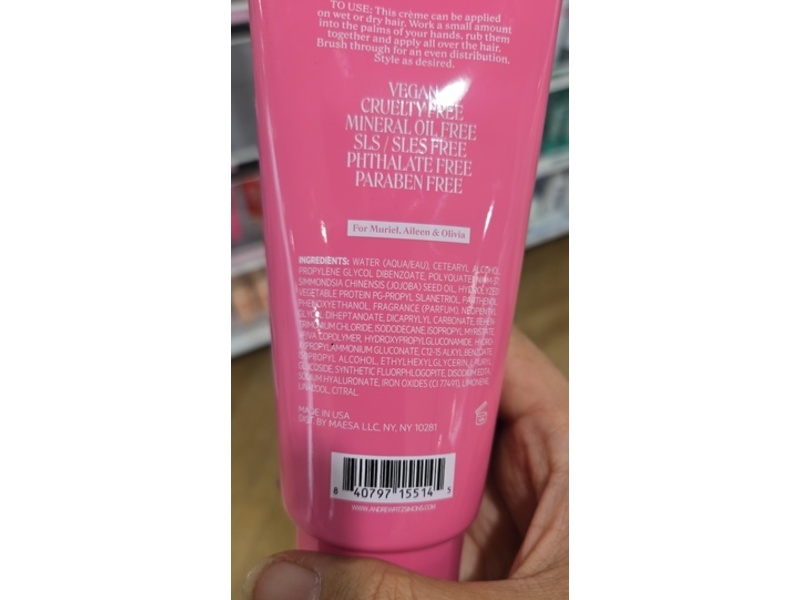 Andrew Fitzsimons Prism Shine Softening Cream, 6.8 fl oz/200 mL