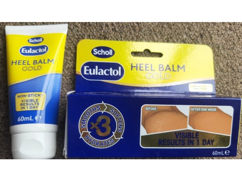 Scholl Eulactol Heel Balm, Gold, 60 mL