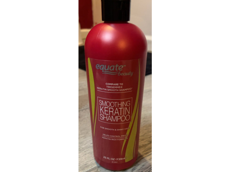 Equate Beauty Smoothing Keratin Shampoo, 25 fl oz/739 mL