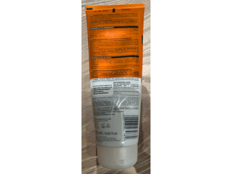 Eveline Slim Extreme 4D Intensively Slimming & Remodeling Serum, 8.80 fl oz/250 mL