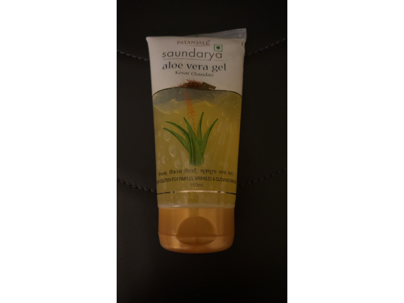 Patanjali Saundarya Aloe Vera Gel with Kesar Chandan, 150ml