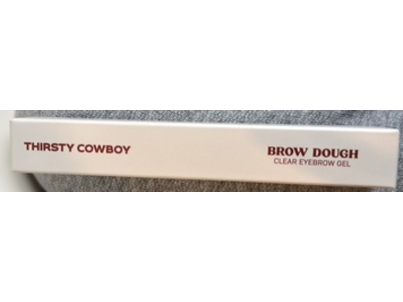 Thirsty Cowboy Brow Dough Eyebrow Gel, Clear, 0.25 fl oz/7 g