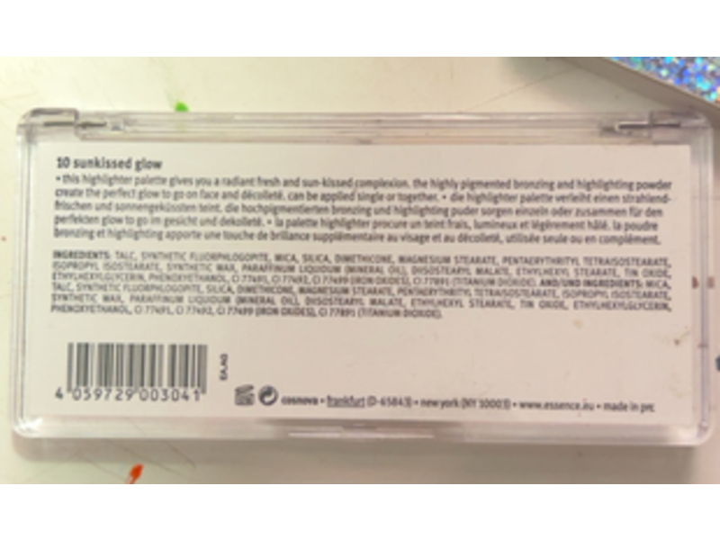 Essence Glow To Go Highlighter Palette, 10, 0.49 oz/14 g