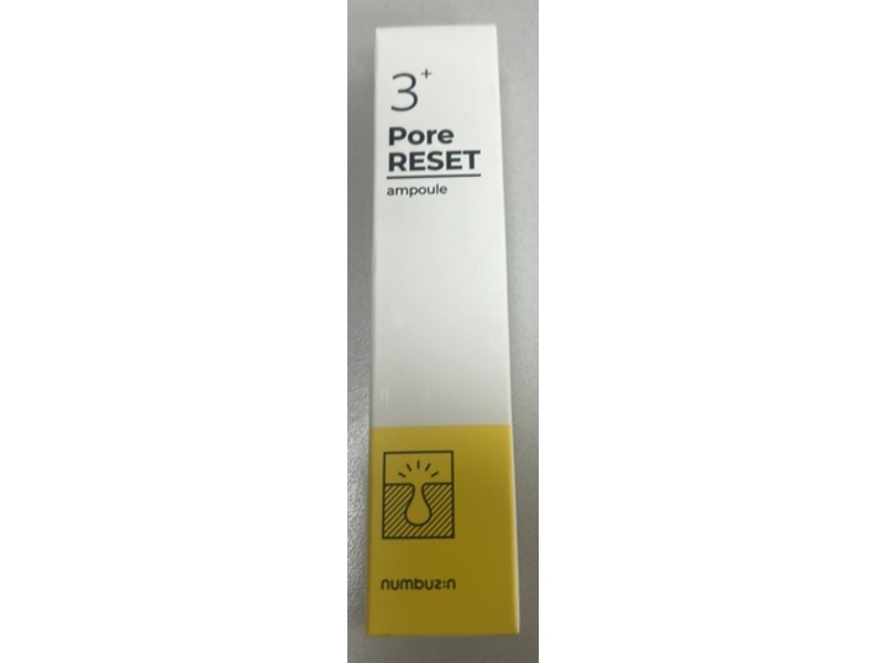 Numbuzin Pore Reset Ampoule, 3+, 0.84 fl oz/25 mL