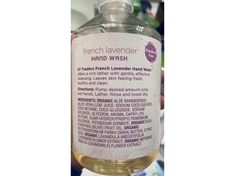 Ht Traders Hand Wash, French Lavender, 17.6 fl oz/520 mL
