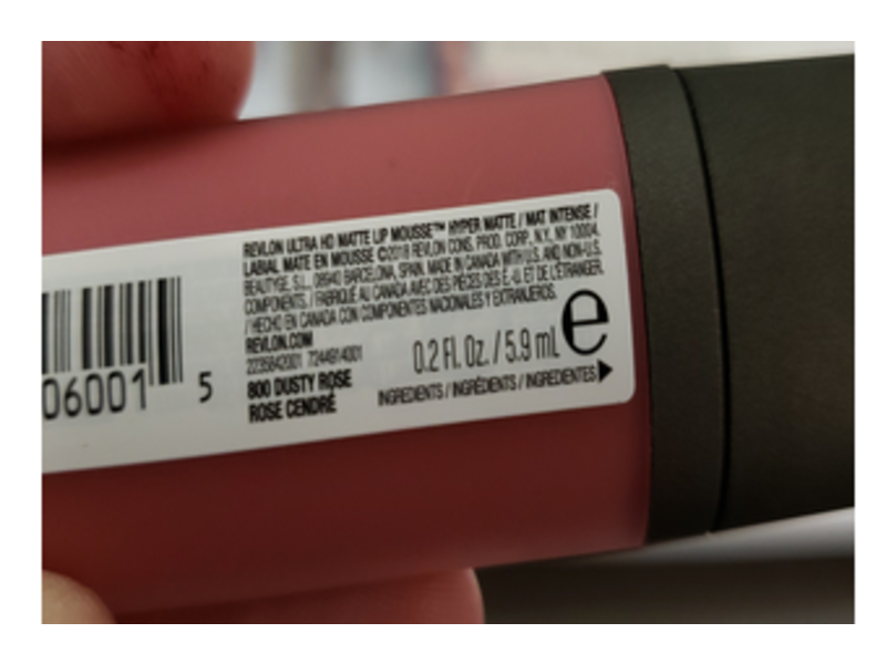 Revlon Ultra Hd Lip Mousse, 800 Dusty Rose, 0.2 fl oz/5.9 mL