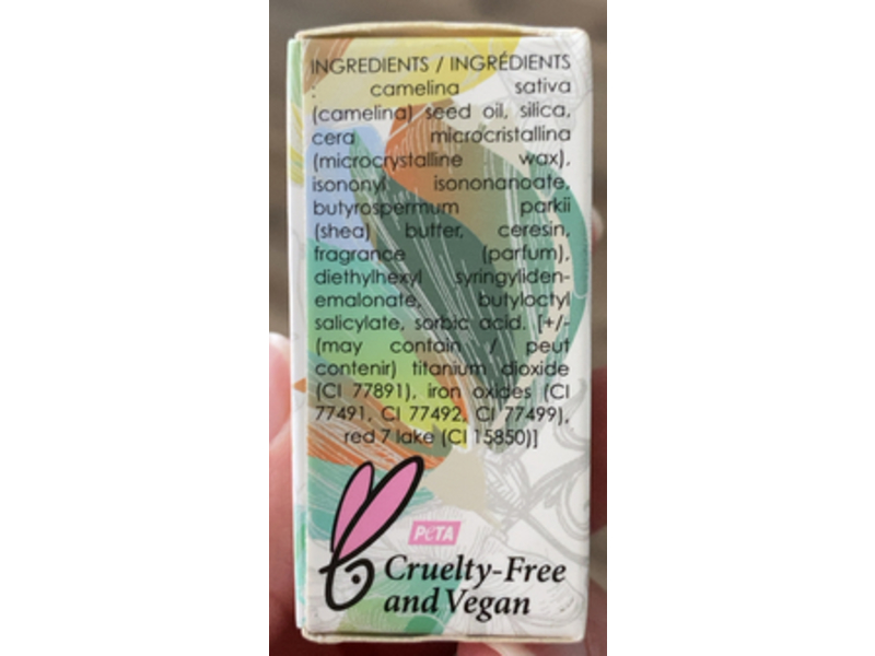 Seraphine Botanicals Natural Creamy Lip & Cheek Stain Butter, Guava, 0.16 oz/4.5 g