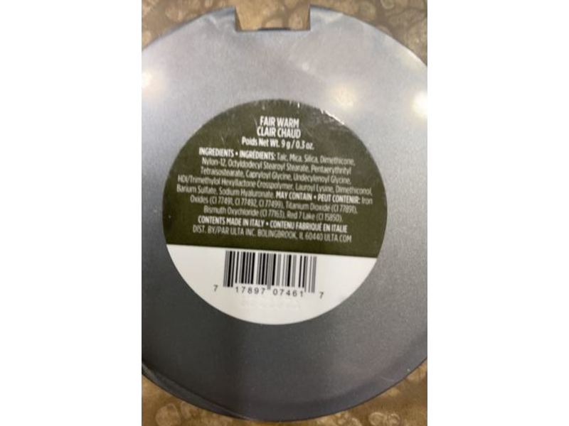 ULTABeauty Adjustable Coverage Foundation, Fair Warm, 0.3 oz/9 g