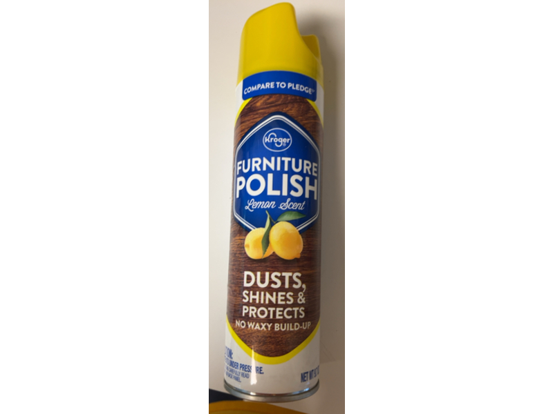 Kroger Furniture Polish, Lemon Scent, 9.7 oz/275 g