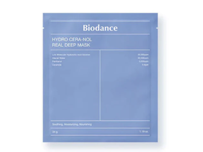 Biodance Real Deep Mask, Hydro Ceranol, 1.19 oz/34 g, Pack Of 4