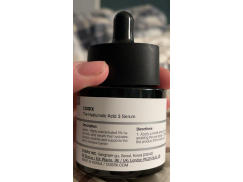Cosrx The Hyaluronic Acid 3 Serum, Amino Acids + Ceramide Np, 0.67 fl oz/20 mL