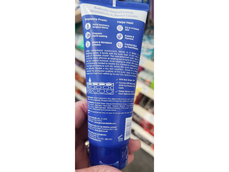 Gloves In A Bottle Hand Shielding Lotion, 3.4 fl oz/100 mL