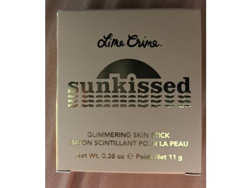 Lime Crime Sunkissed Glimmering Skin Stick, Tidal, 0.38 fl oz/11 g