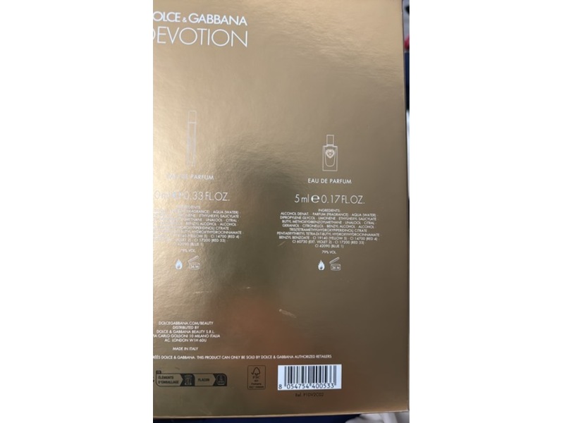 Dolce & Gabbana Devotion Eau De Parfum Set, 115 mL