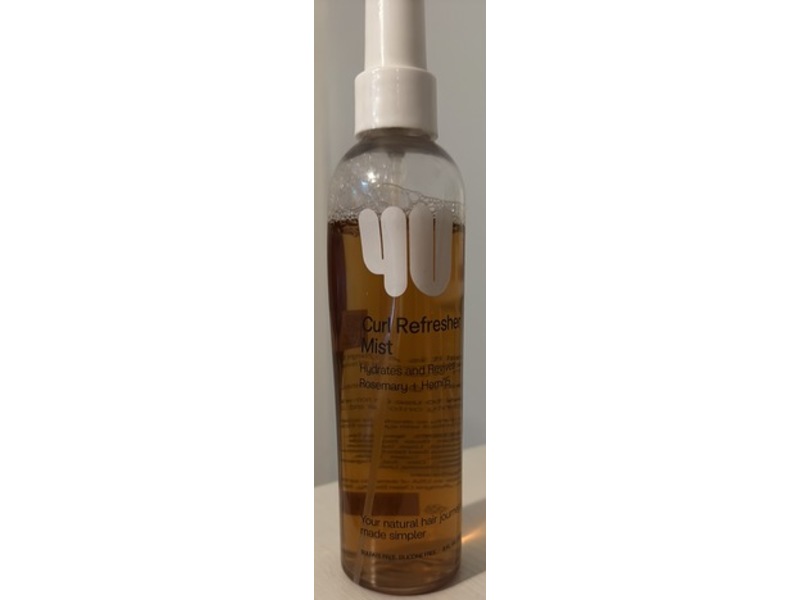 4U by Tia Curl Refresher Mist, Rosemary + Hemi 15, 8 fl oz/237 mL