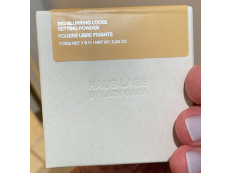 Haus Labs Bio-Blurring Loose Setting Powder, Golden, 0.24 oz/7 g