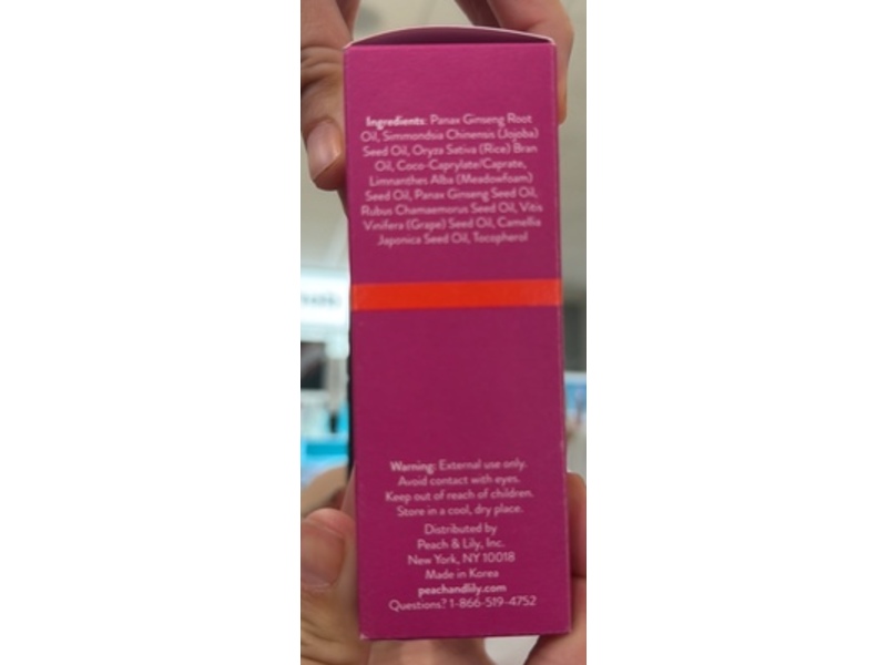 Peach & Lily Facial Oil, Super Root Ginseng, 1.01 fl oz/30 mL