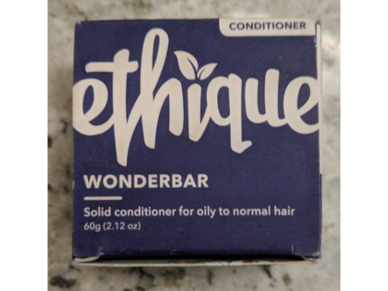 Ethique Wonderbar Solid Conditioner, Oily To Normal Hair, 2.12 oz/60 g