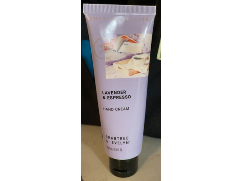 Crabtree & Evelyn Hand Cream, Lavender & Espresso, 2.5 fl oz/75 mL