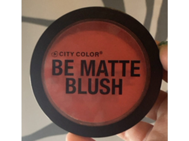 City Color Be Matte Blush, Blood Orange, 0.314 oz/8.9 g