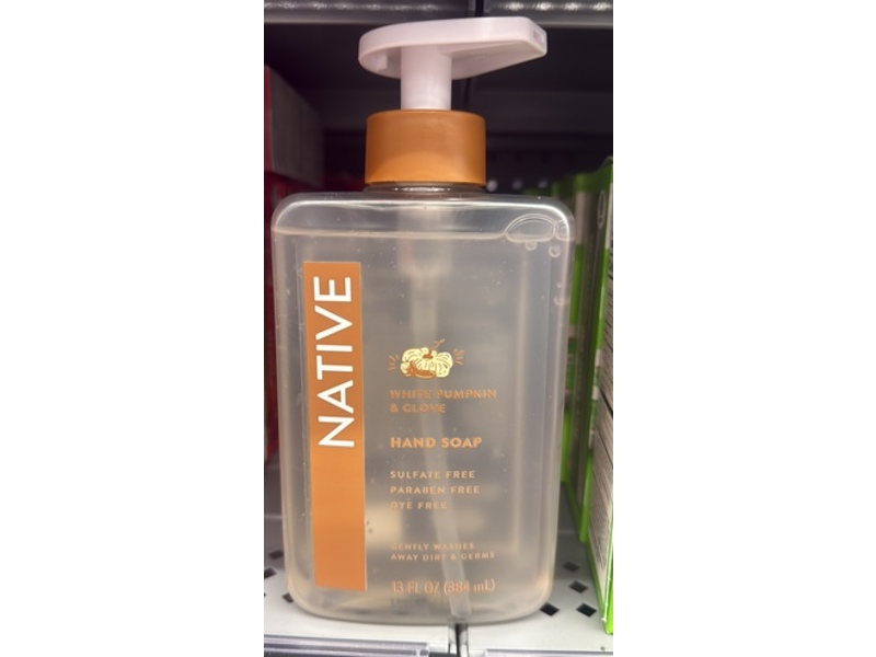 Native Liquid Hand Soap, White Pumpkin & Clove, 13 fl oz/384 mL