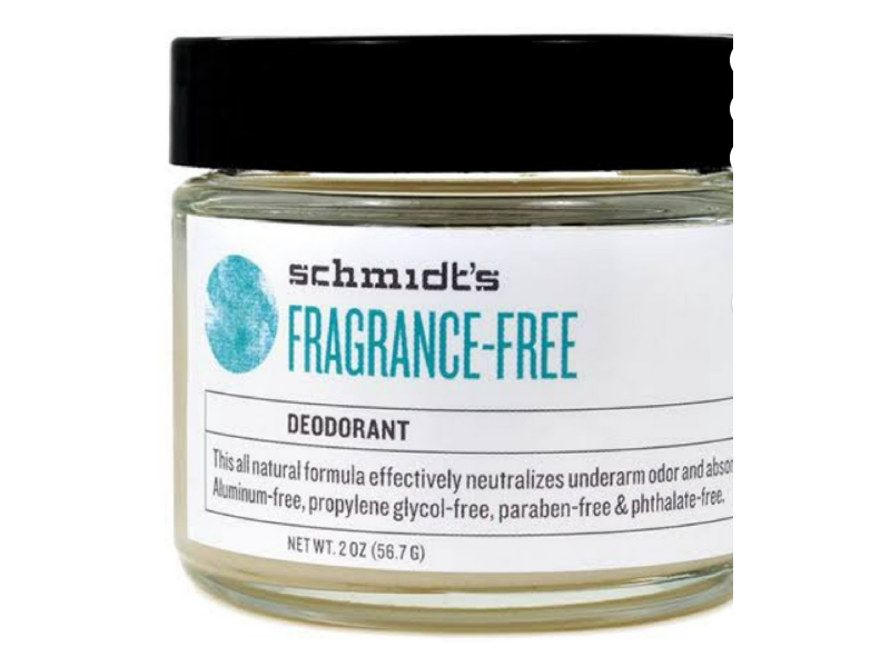 Schmidt's Deodorant, Fragrance Free, 2 oz/56.7 g