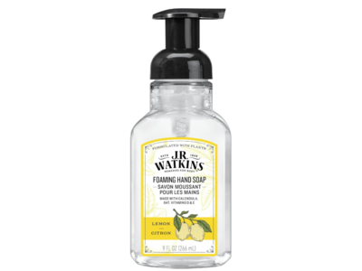 J.R Watkins Foaming Hand Soap, Lemon Gitron, 9 fl oz/266 mL