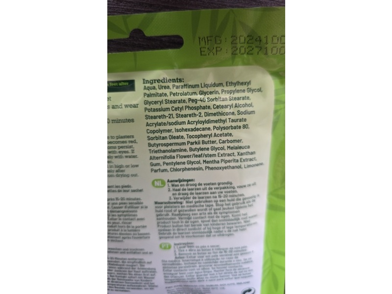 Tea Tree & Peppermint Deep Moisturising Foot Pack