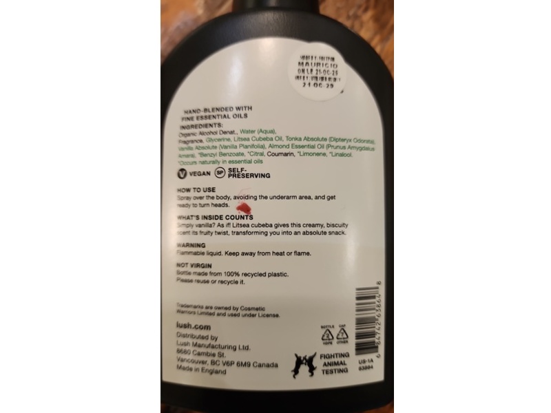 Lush Super Milk Body Spray, 6.7 fl oz/200 mL