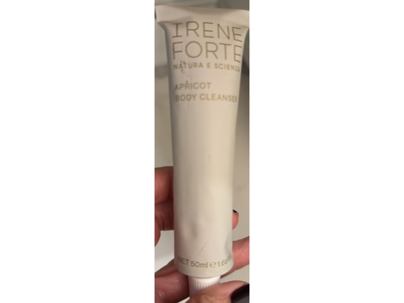 Irene Forte Body Cleanser, Apricot, 1.69 fl oz/50 mL