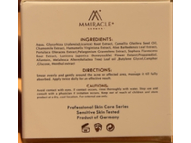 Mimiracle SOS Miracle+ Acne Cream, 20 g